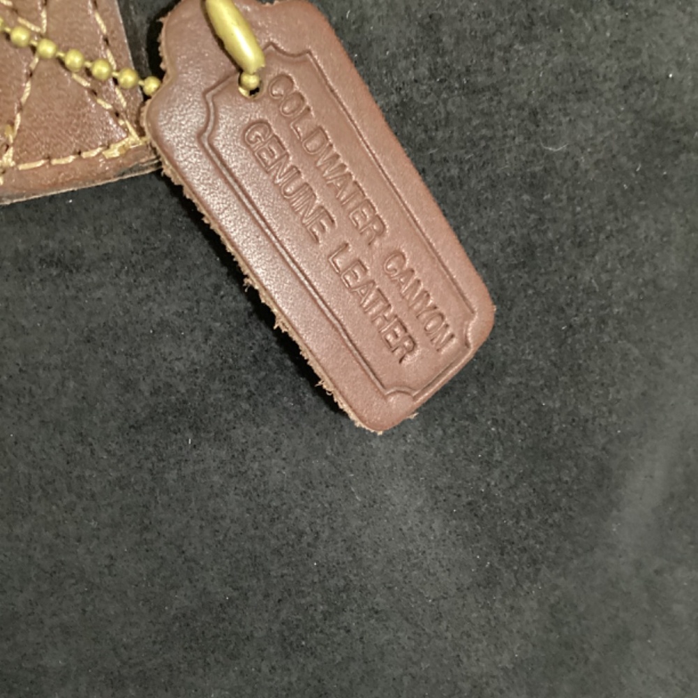 Coldwater Canyon Genuine Suede Leather XL Tote - Picture 2 of 13